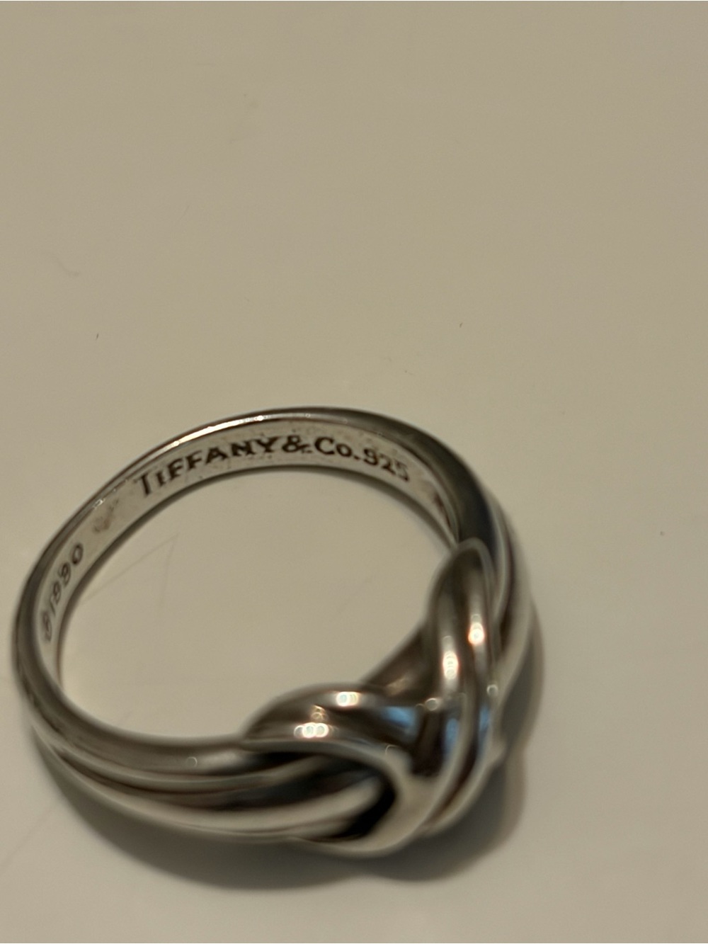 Tiffany & Co. Sterling Silver Knot Ring - Silver